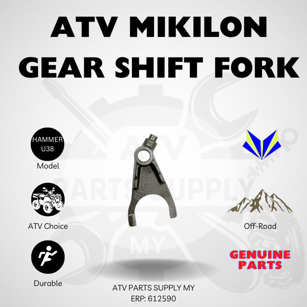 ATV Mikilon Hammer U38 | Albero retromarcia | Albero di uscita | Ingranaggio retromarcia | Albero di trasmissione | Tamburo | Forcella del cambio | Scatola del cambio