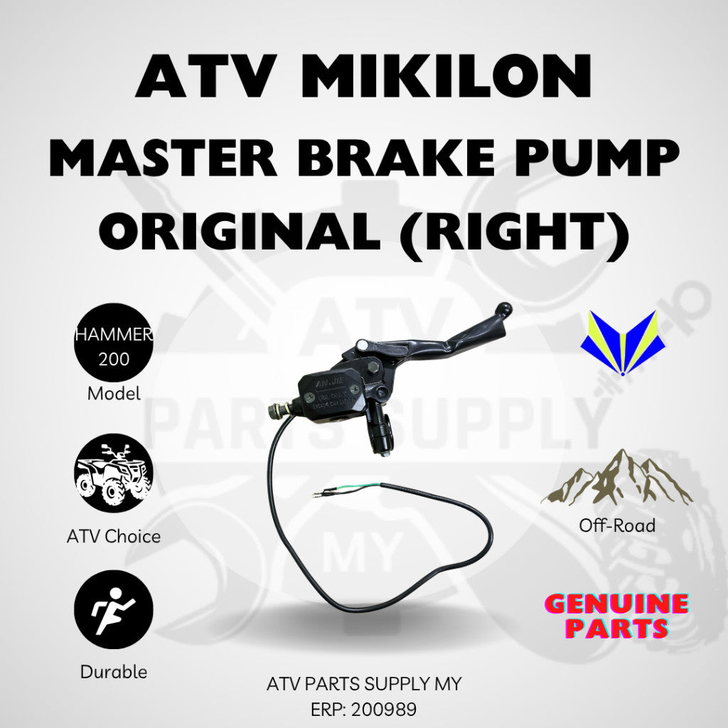 ATV Mikilon Hammer | Up Brake Pump | Master Brake Pump | Genuine Parts Mikilon | U38 | U68 | U88 | Ready Stock