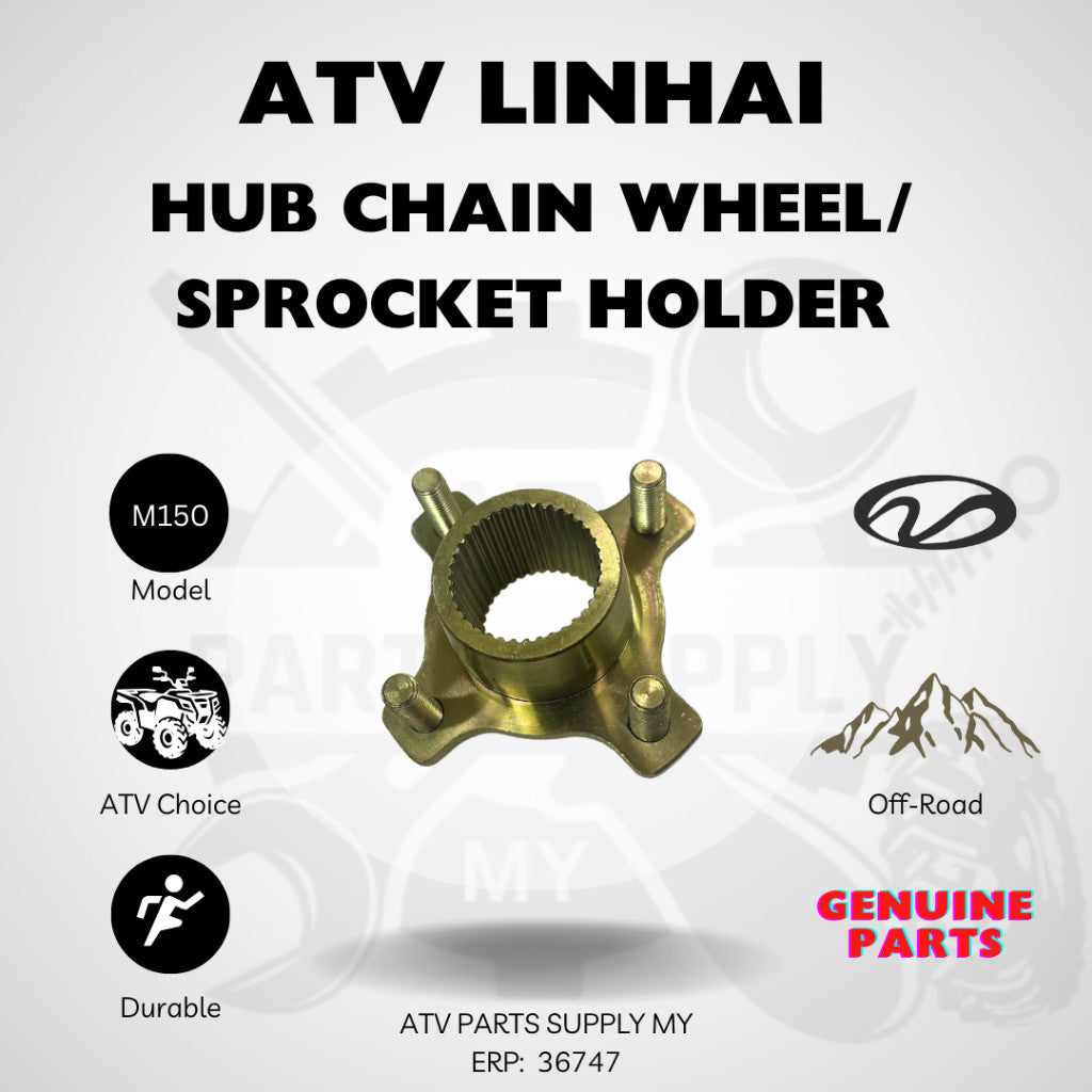 Pronta Consegna 📌 Portapignone / Ruota dentata ATV Linhai M150 (Codice ricambio: 36747)