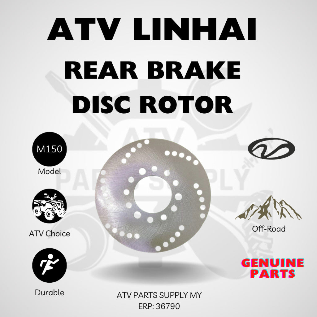 Ready Stock In Malaysia π ATV Linhai M150 Rear Brake Disc Rotor (Part Code: 36790)