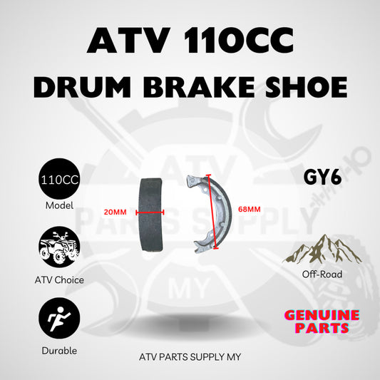 ATV 110CC Drum Brake Shoe for GY6 | 110CC | Small Bull | Ready Stock