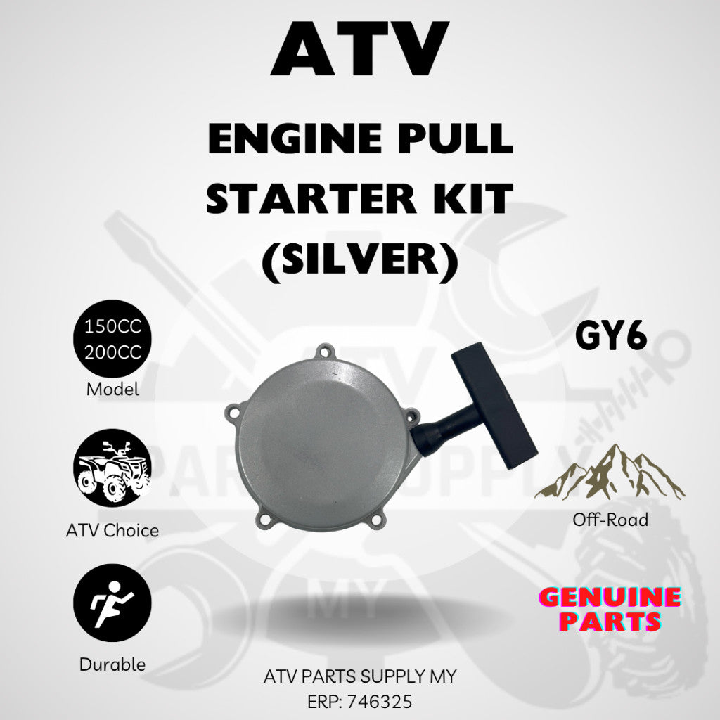 Avviamento a strappo per ATV | Kit avviamento motore per Mikilon | Linhai | GY6 | 150cc | 200cc | Avviamento a strappo