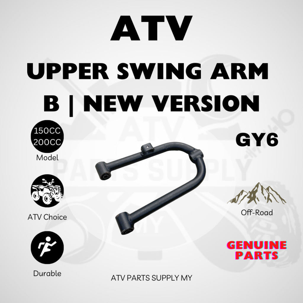 ATV 10 Inch Swing Arm Full Set | New Version | Upper Swing Arm | Lower Swing Arm | Arm Bush | 150CC | 200CC | GY6 | LEM