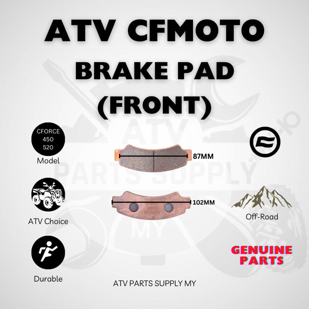 ATV Original CFMOTO Front Brake Pad | CFORCE 450 | CFORCE 520 | 500CC | CF MOTO