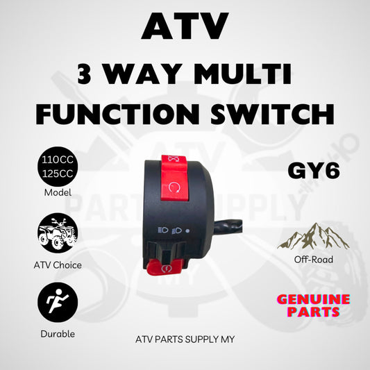 ATV 125CC 3 Way Multi Function Switch | Control Switcher | GY6 | Original Parts