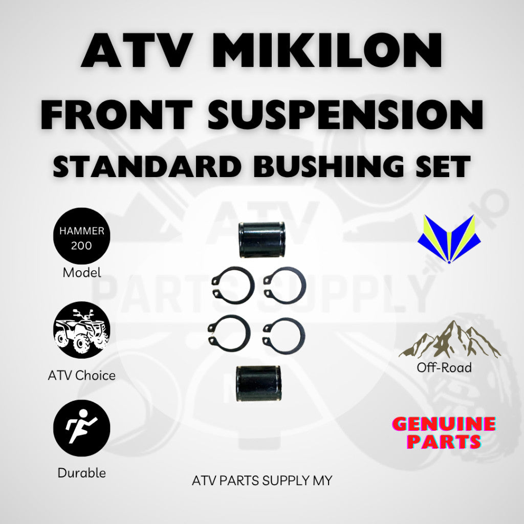 ATV Mikilon Hammer 200 | Suspension Absorber Accessories | Fisheye Bushing Set | Adjustable Damper | Original Mikilon