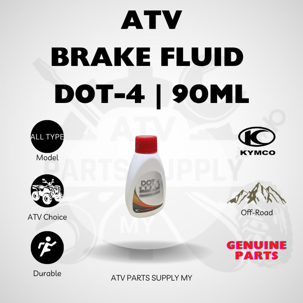 KYMCO Brake Fluid Dot - 4 | 90ML for ATV | Ready Stock