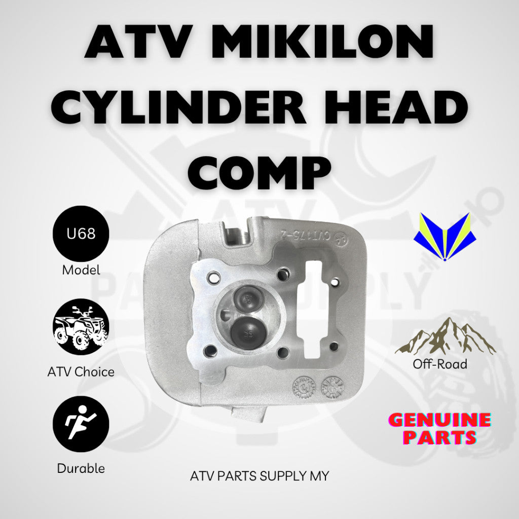 ATV Cylinder Head Comp for Mikilon Hammer Pro | U68 | Original Mikilon Parts | Head Cylinder