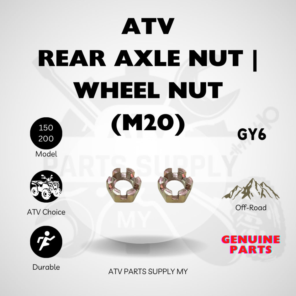 ATV GY6 810MM Heavy Duty Rear Axle Set | 32T | Rear Sprocket | Rear Brake Disc | Big Bull | LEM