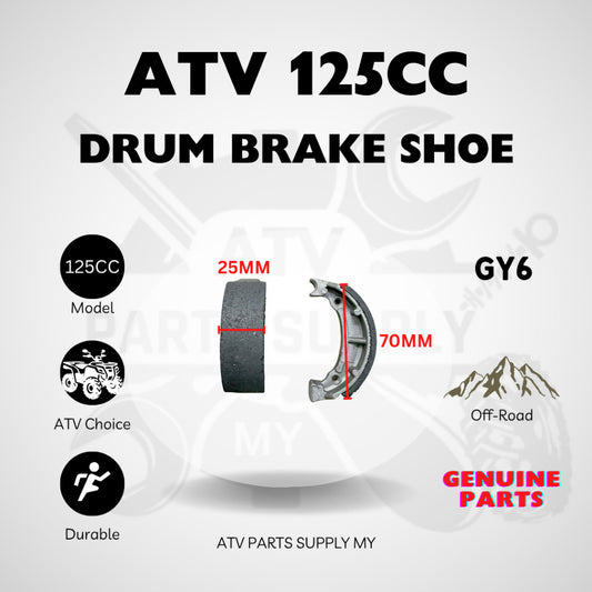 ATV 125CC Drum Brake Shoe for GY6 | 125CC | Small Bull | Ready Stock