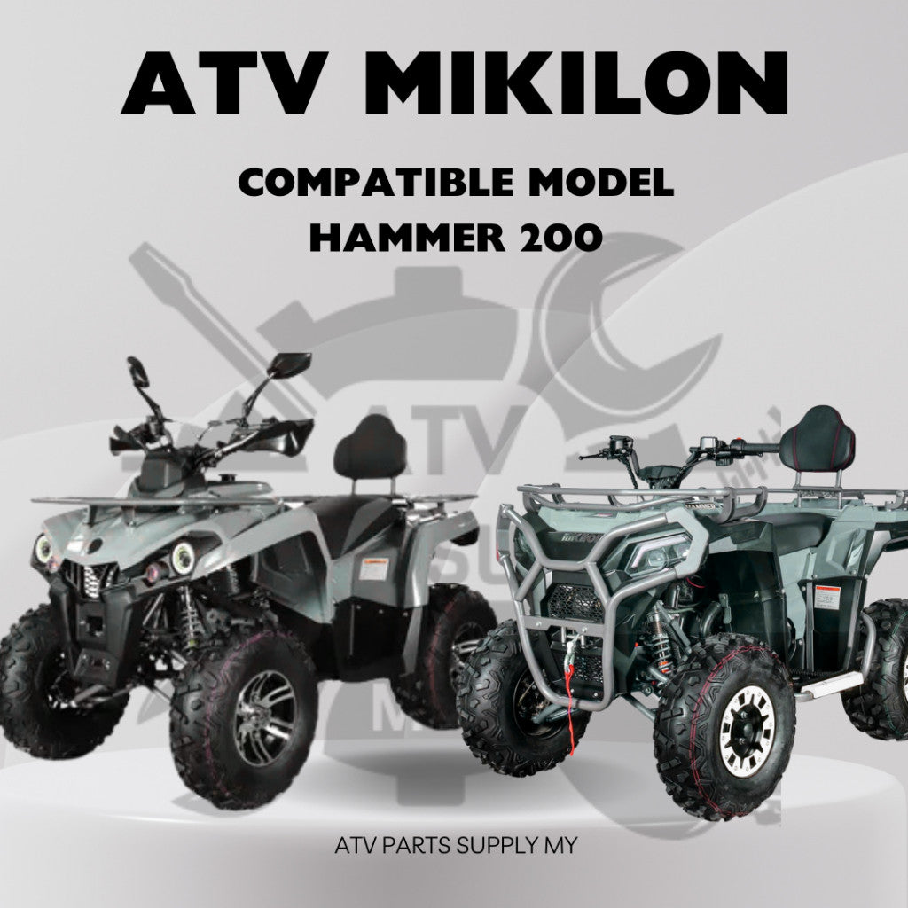Original ATV Rear Brake Pad for Mikilon Hammer 200 | U38 | | Brek Pad Belakang | Original Mikilon Parts
