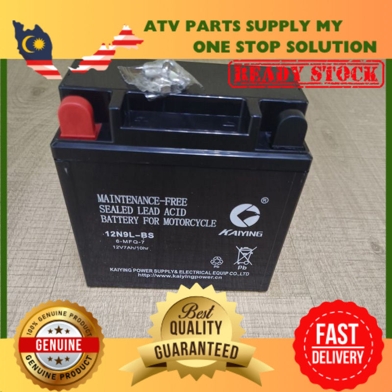 Ready Stock ATV Battery 12N9L-BS
