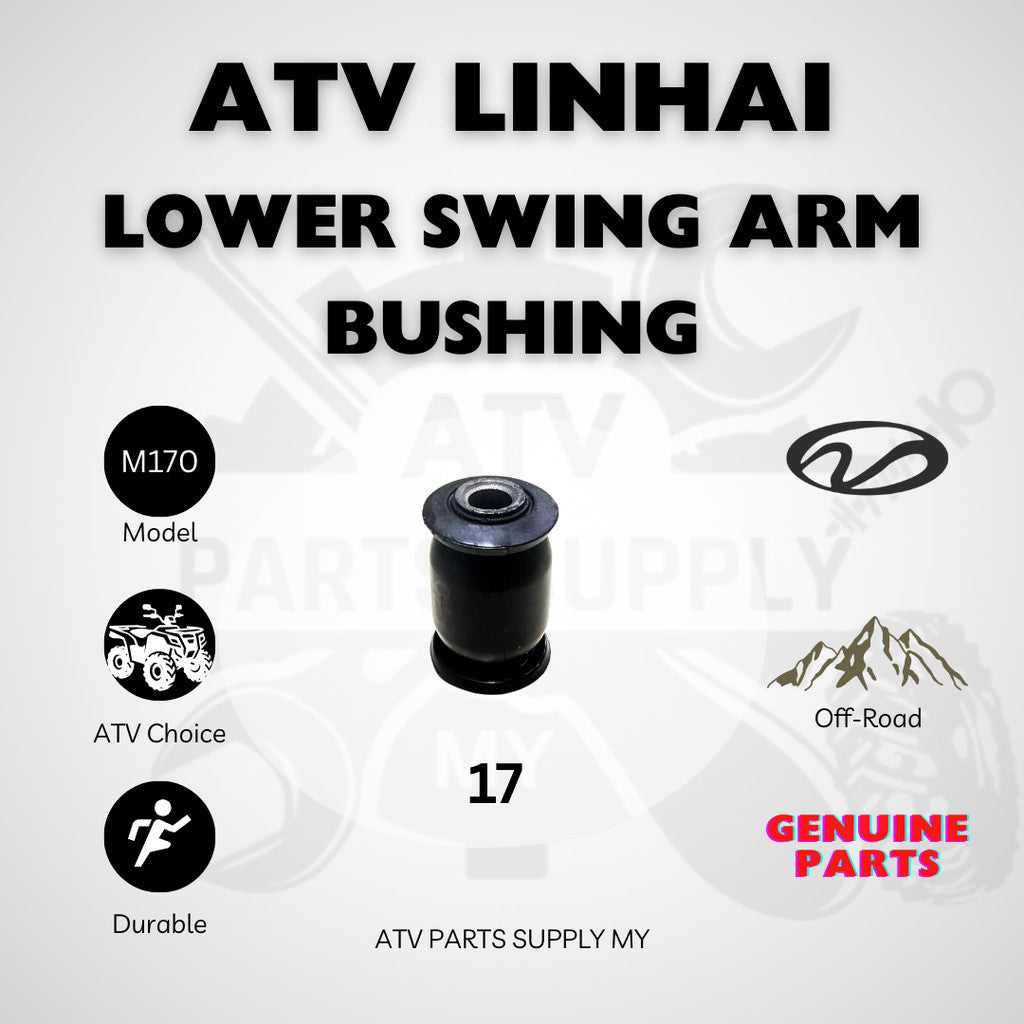 ATV Linhai M170 | ชุดบูชปีกนกหน้า | บูชปลอกเพลา | ยางกันฝุ่น | อะไหล่แท้ Linhai