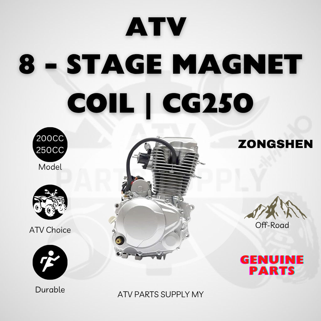 ATV CG250 Zongshen | 8 Stage Magnet Coil | Stator Coil | Original Zong Shen Parts