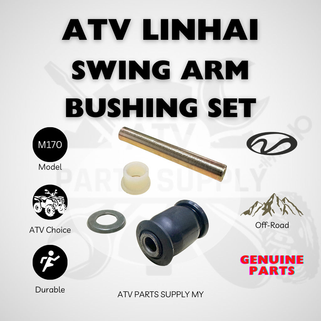 ATV Linhai M170 | ชุดบูชปีกนกหน้า | บูชปลอกเพลา | ยางกันฝุ่น | อะไหล่แท้ Linhai