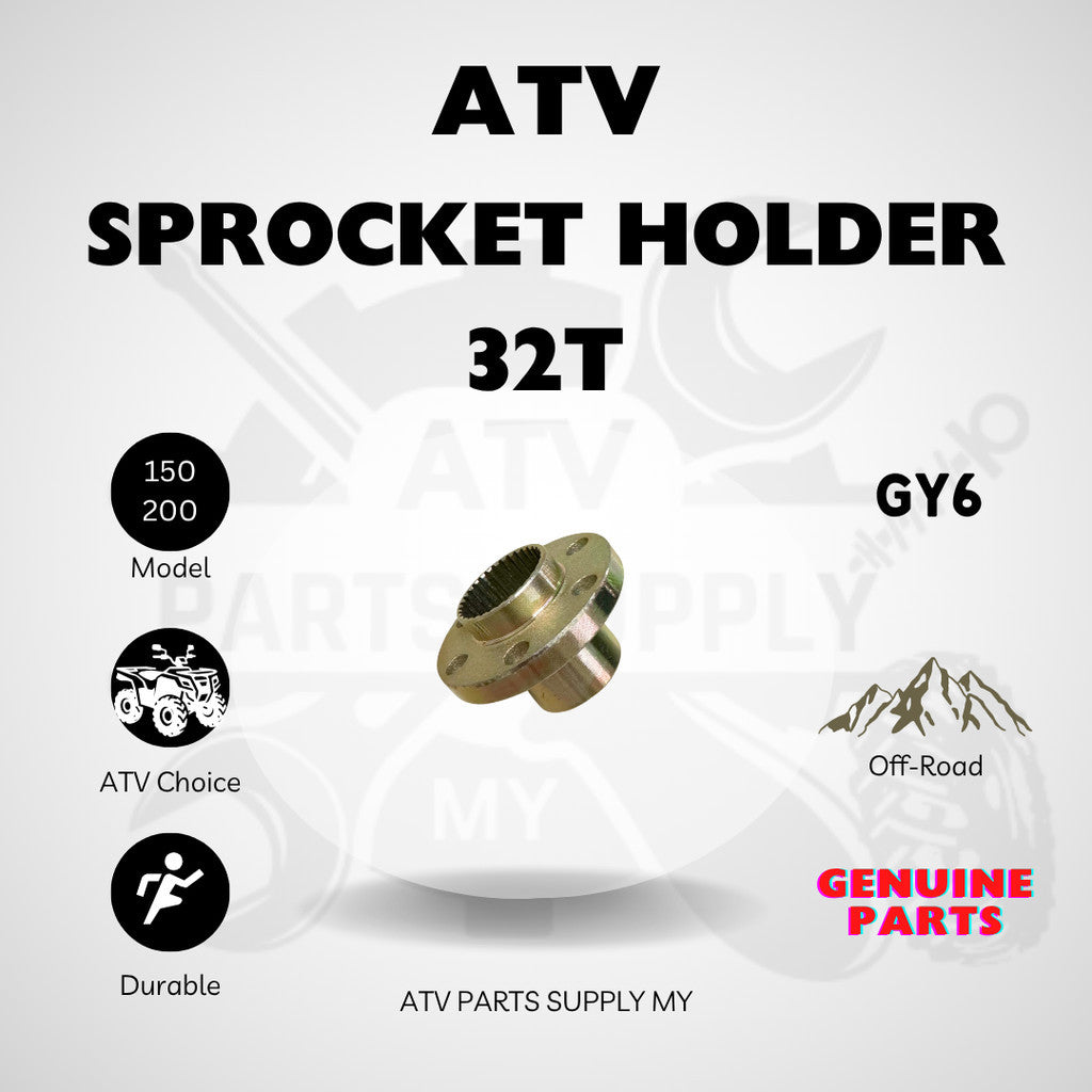 ATV GY6 810MM Heavy Duty Rear Axle Set | 32T | Rear Sprocket | Rear Brake Disc | Big Bull | LEM