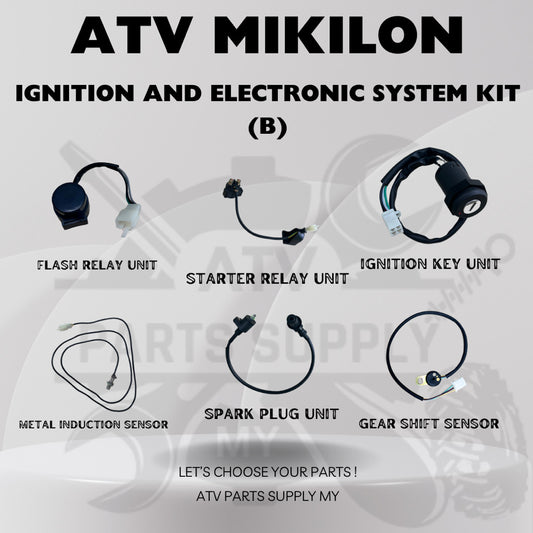 ATV MIKILON Hammer 200cc Ignition & Electronic System (Ignition Key, Relay, Spark Plug, Sensor)