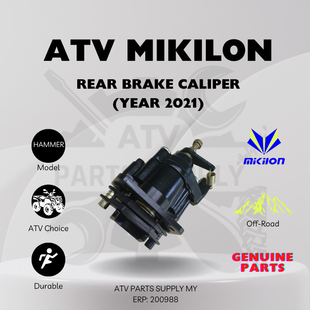 ATV Mikilon Hammer U38 200cc Rear Brake Caliper (Before Year 2022)