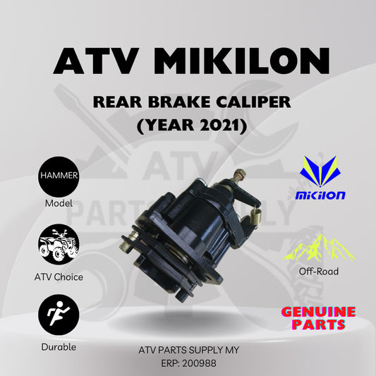 ATV Mikilon Hammer U38 200cc Rear Brake Caliper (Before Year 2022)