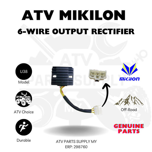 ATV 6-Wire Output Rectifier | Mikilon Hammer 200 | U38 | Original Mikilon Parts