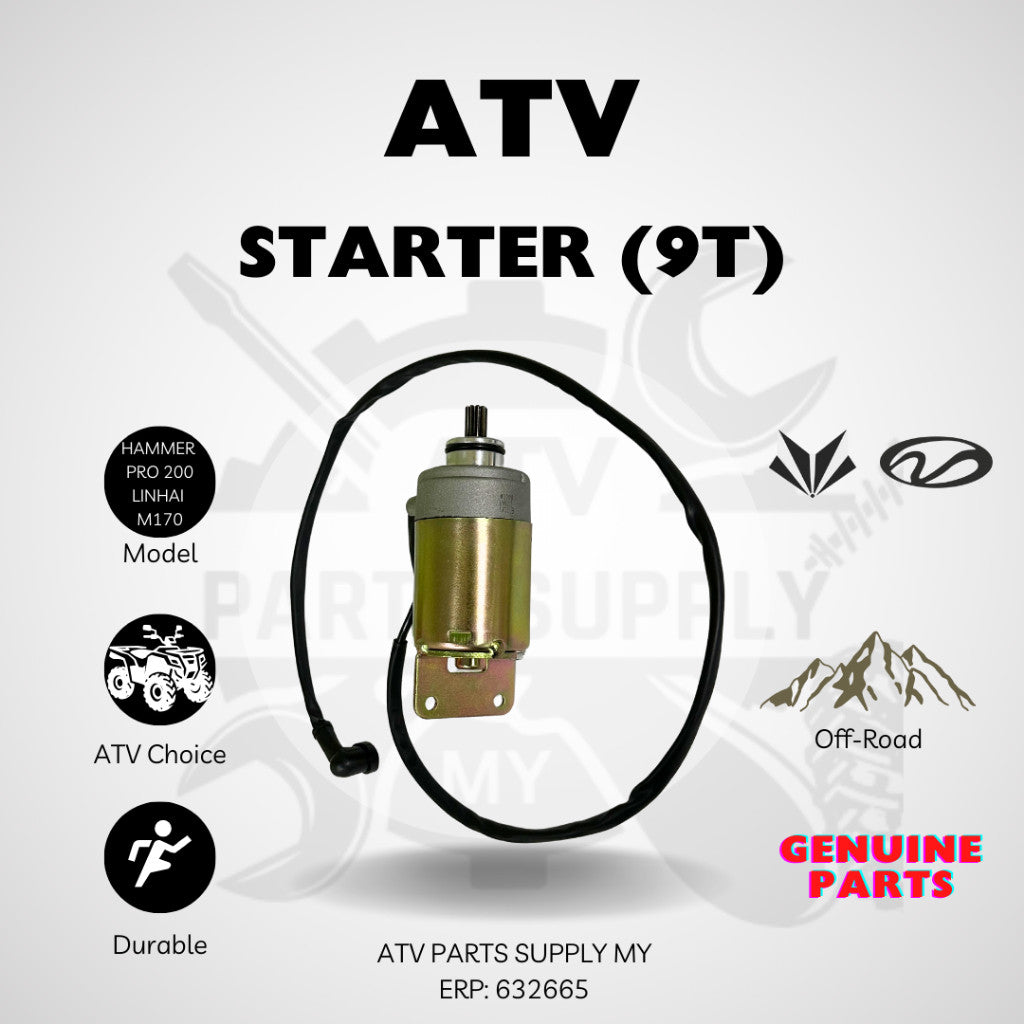 ชุดสตาร์ท ATV สำหรับ Mikilon Hammer Pro 200 | U68 | Linhai M170 | TITAN 250
