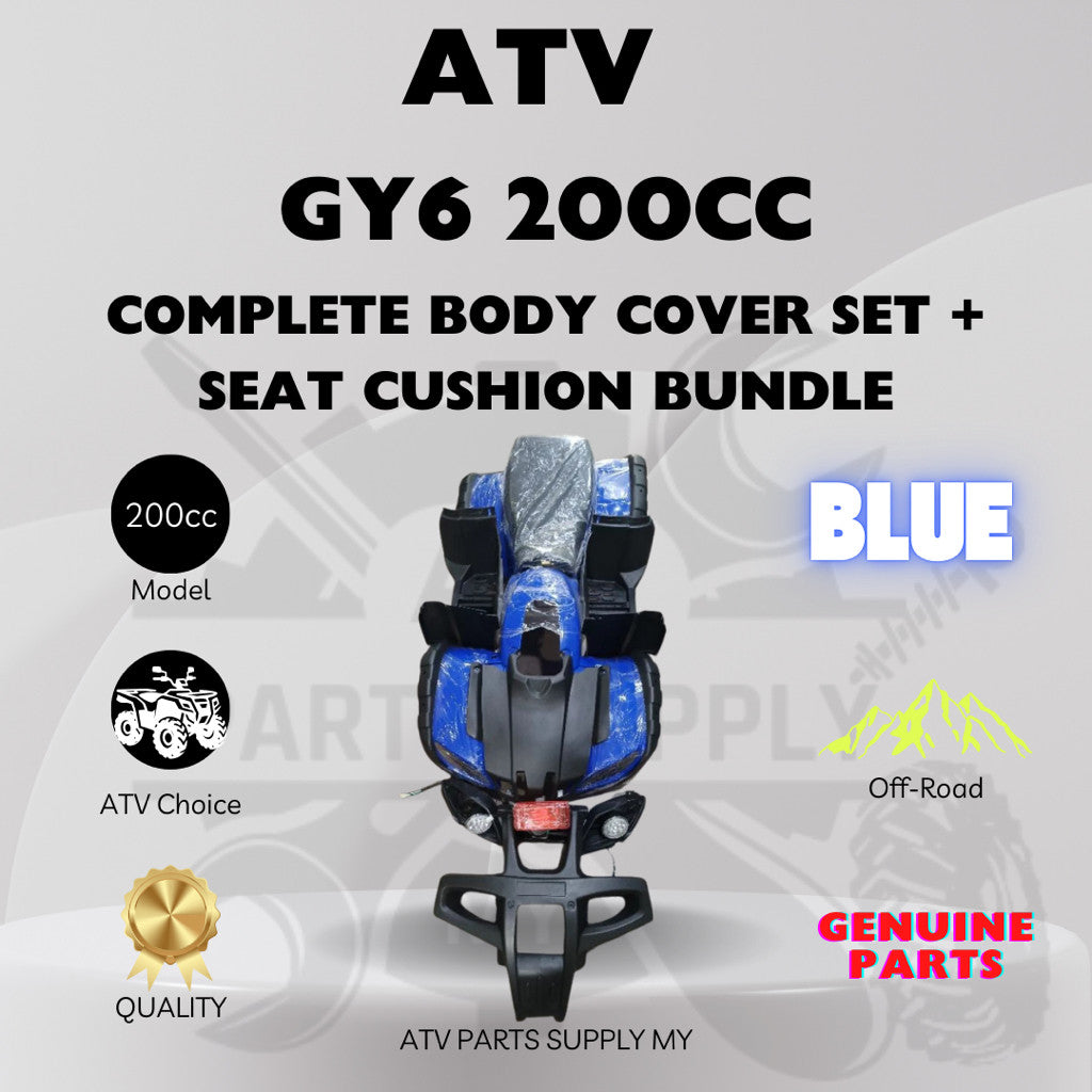 ATV GY6 |  Big Bull | 200cc | Full Body Cover Set With Seat Cushion