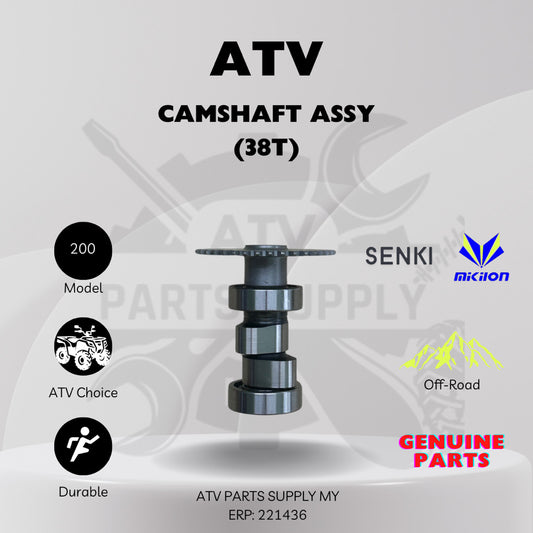 ATV Mikilon Hammer Pro 200 (U68) | LOCIN CVT 175 | Camshaft Assy 38T | Camshaft Fix Support | Rocker Arm | Rocket Arm
