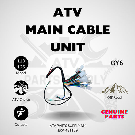 ATV 125CC Main Cable Unit with signal and meter | Kabel | Wire for GY6 | Small Bull | 110cc | 125cc | Ready Stock 📌