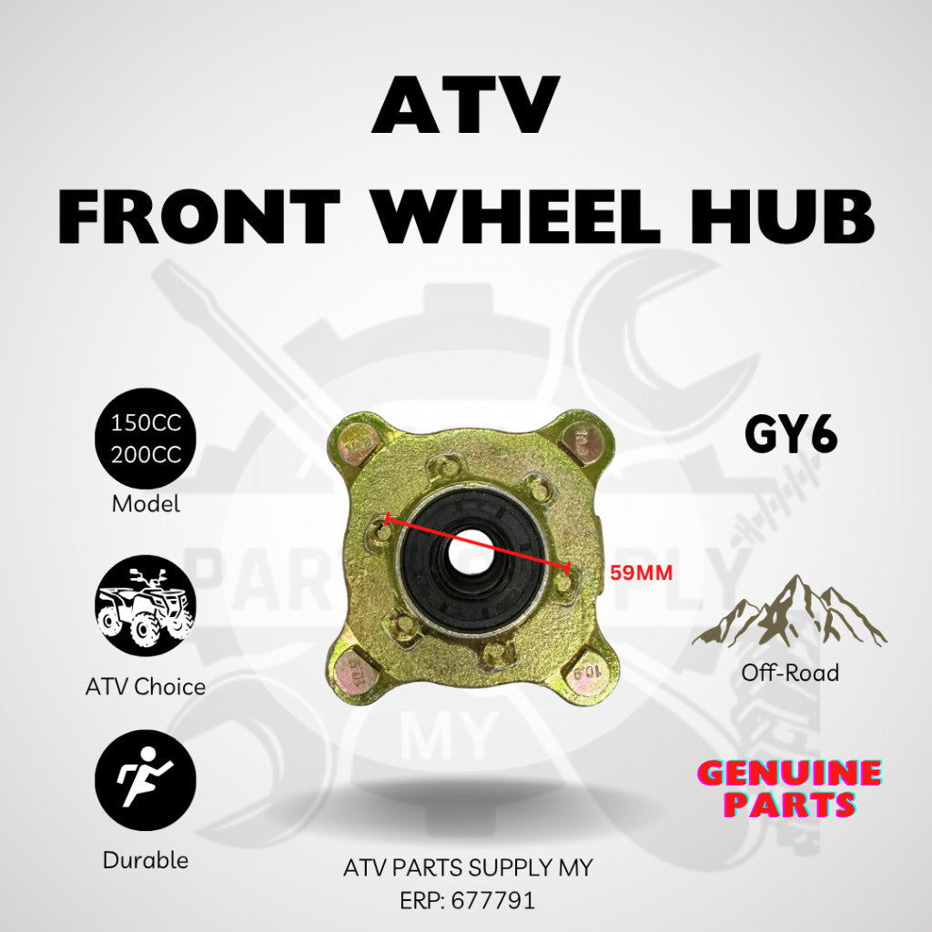 ATV พวงมาลัย knuckle เหล็ก 90 มม. | ดุมล้อหน้าสำหรับ Big Bull / GY6 / 150cc / 200cc | Knuckles | สินค้าพร้อมส่ง 📌