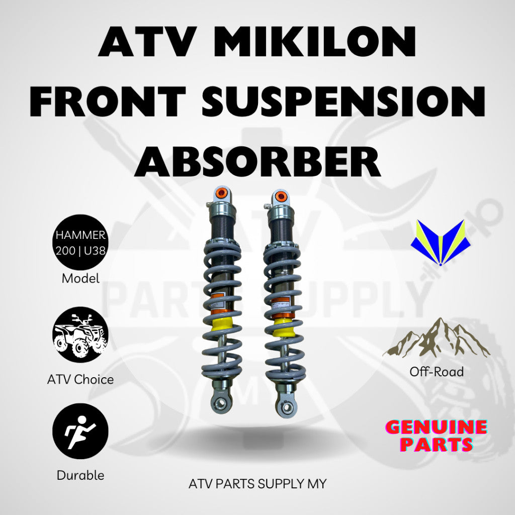 ATV Mikilon Hammer 200 | U38 | Ammortizzatore Sospensione Anteriore | 345MM | Ricambi Originali Mikilon | Pronta Consegna