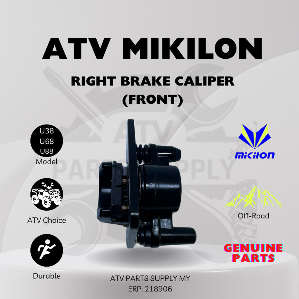 ATV Mikilon Hammer Front Brake System Kit |Brake Disc| Hose Brake| Brake Pump| Hose Connector| Brake Pad| Brake Caliper