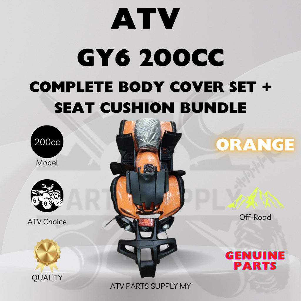 ATV GY6 |  Big Bull | 200cc | Full Body Cover Set With Seat Cushion