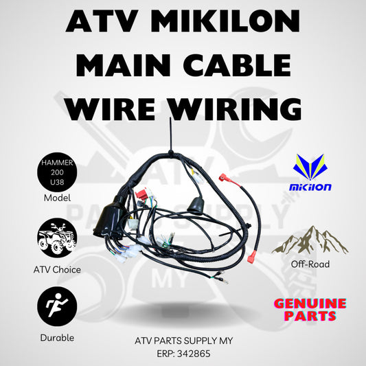 ATV Main Cable | Wire Wiring for Mikilon Hammer 200 | U38 | Original Mikilon Parts | Ready Stock