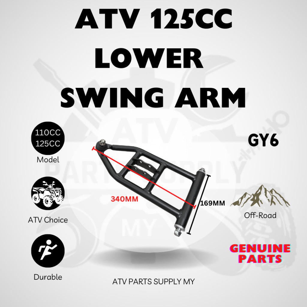 ATV 125CC Swing Arm | Upper Swing Arm | Lower Swing Arm for GY6 | Small Bull | 110CC | 125CC | Ready Stock