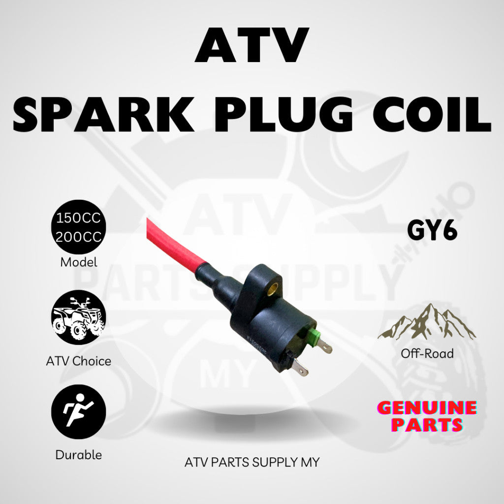 ATV Spark Plug Coil GY6 | 125cc | 150cc | 200cc | Ready Stock