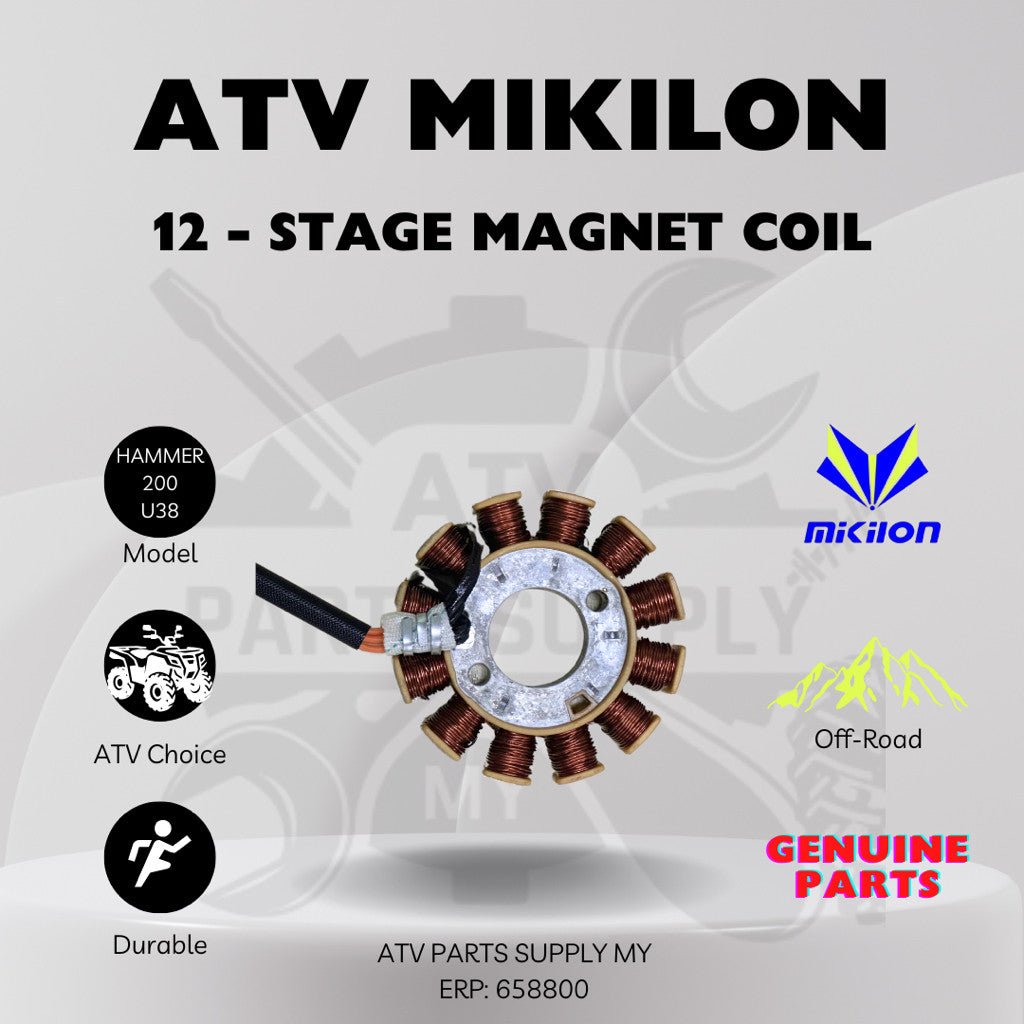 ATV Mikilon Hammer 200 U38 | U68 | 12-Stage Magnet Coil | Coil Magnet