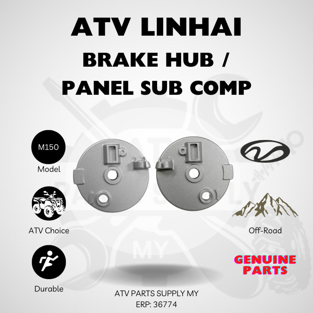 ATV Linhai M150 Drum Brake Hub | Panel Sub Comp | Brake Hub Rocker | Ready Stock