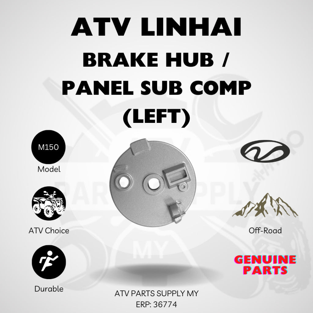 ATV Linhai M150 Drum Brake Hub | Panel Sub Comp | Brake Hub Rocker | Ready Stock