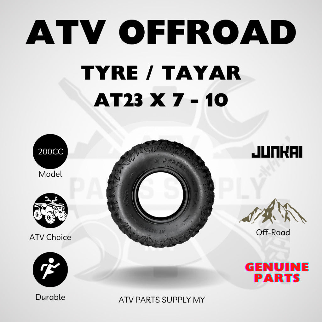 ATV TAYAR | ATV TYRE 10 INCH | 170CC | 200CC | 21x7-10 | 23x7-10 | 22x10-10 | Ready Stock