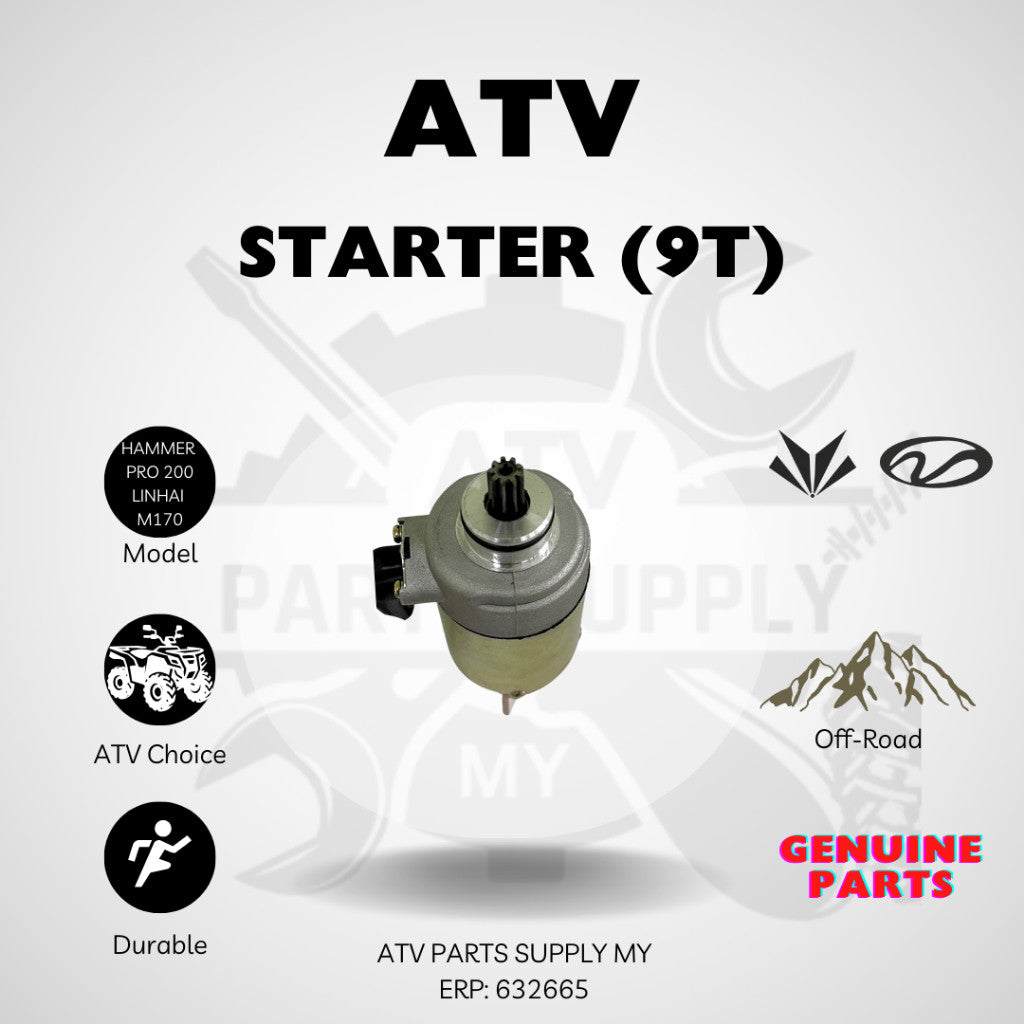ชุดสตาร์ท ATV สำหรับ Mikilon Hammer Pro 200 | U68 | Linhai M170 | TITAN 250