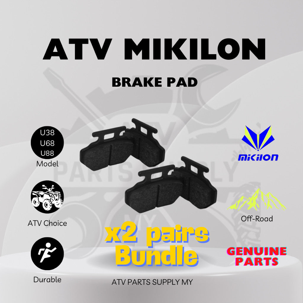 ATV Mikilon Hammer Front Brake System Kit |Brake Disc| Hose Brake| Brake Pump| Hose Connector| Brake Pad| Brake Caliper