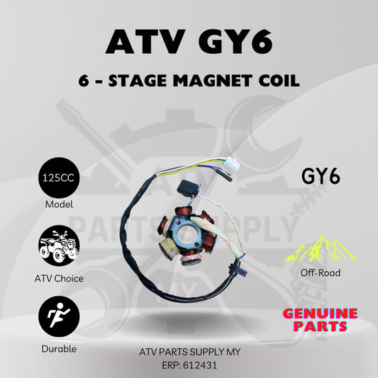 ATV 125cc 6-Stage Magnet Coil | Ready Stock