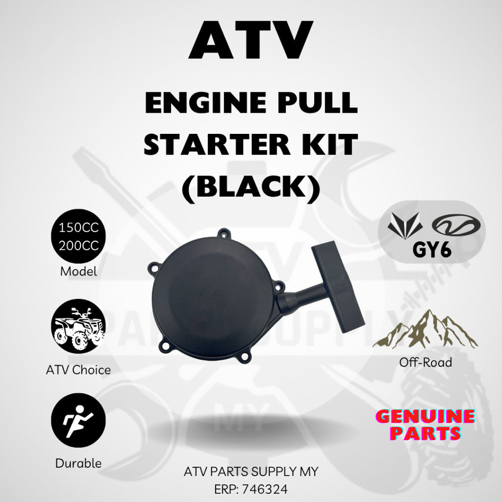 Avviamento a strappo per ATV | Kit avviamento motore per Mikilon | Linhai | GY6 | 150cc | 200cc | Avviamento a strappo