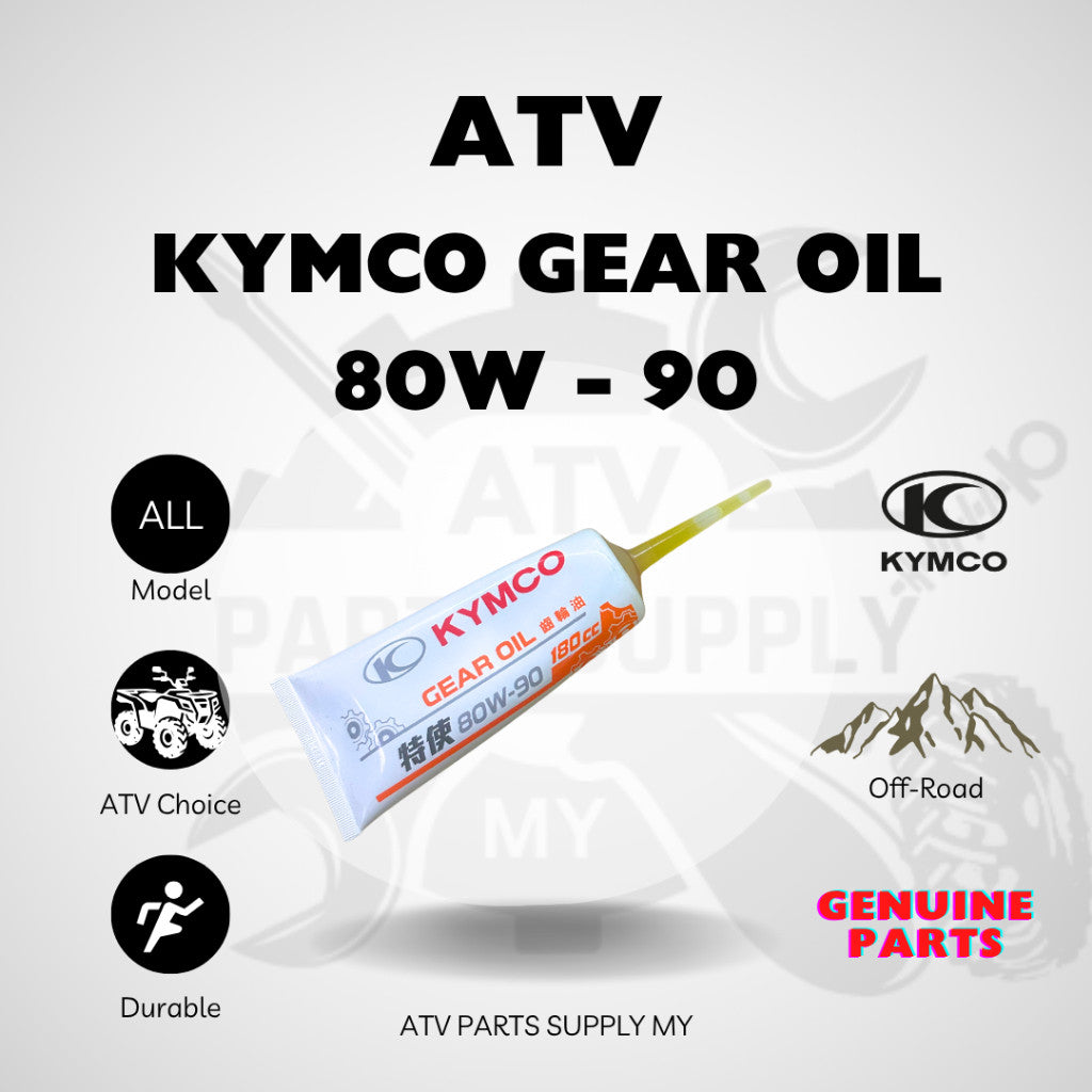 Olio per ingranaggi ATV KYMCO | 180ml | 80W-90 | Prodotto a Taiwan per GY6 | Mikilon | Linhai | Tao Motor | 110CC - 200CC
