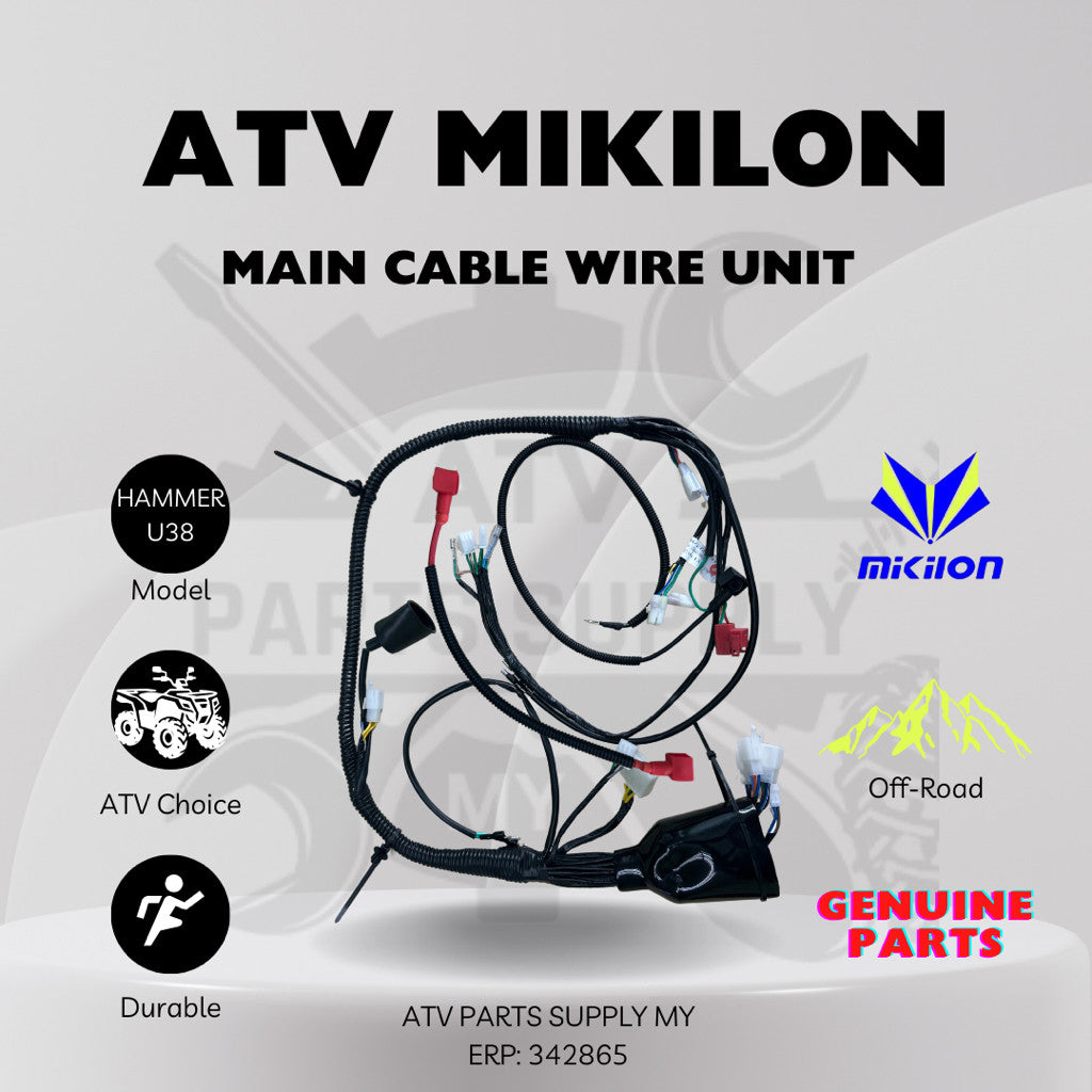 ATV MIKILON Hammer 200cc Ignition & Electronic System (CDI, Rectifier, Battery, Main Cable, 5-Way Switch)