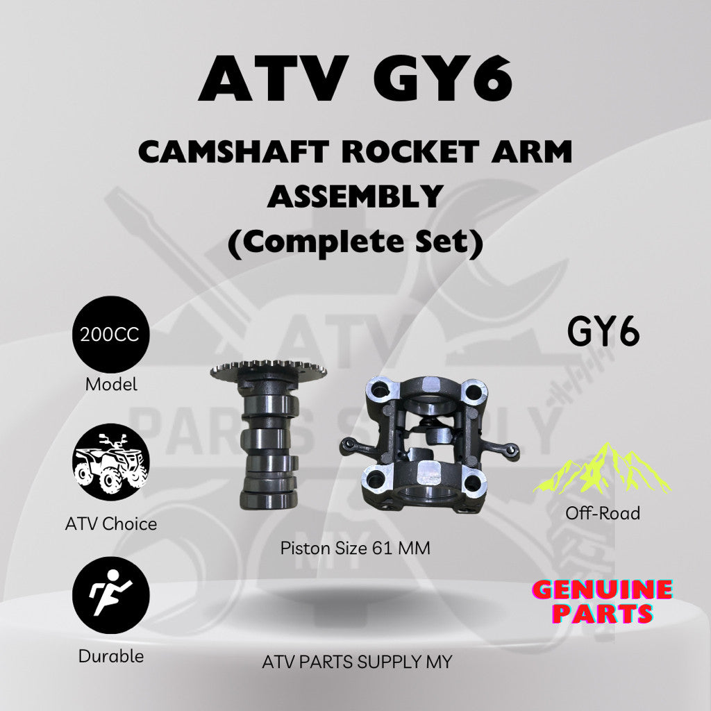 ATV GY6 200cc 61MM Pistone Albero a camme ASSY, Supporto fisso albero a camme ASSY, Bilanciere albero a camme | Braccio oscillante