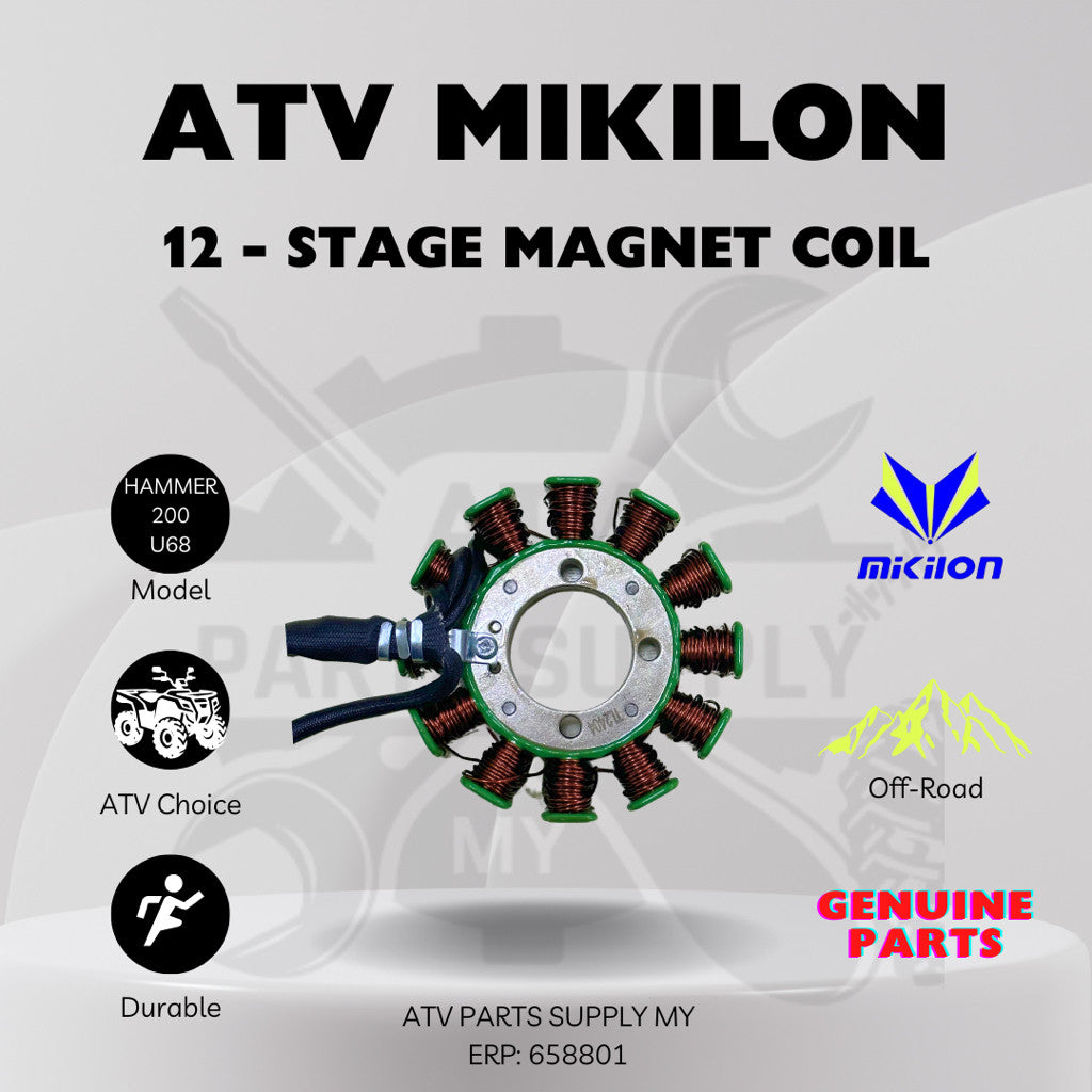 ATV Mikilon Hammer 200 U38 | U68 | 12-Stage Magnet Coil | Coil Magnet