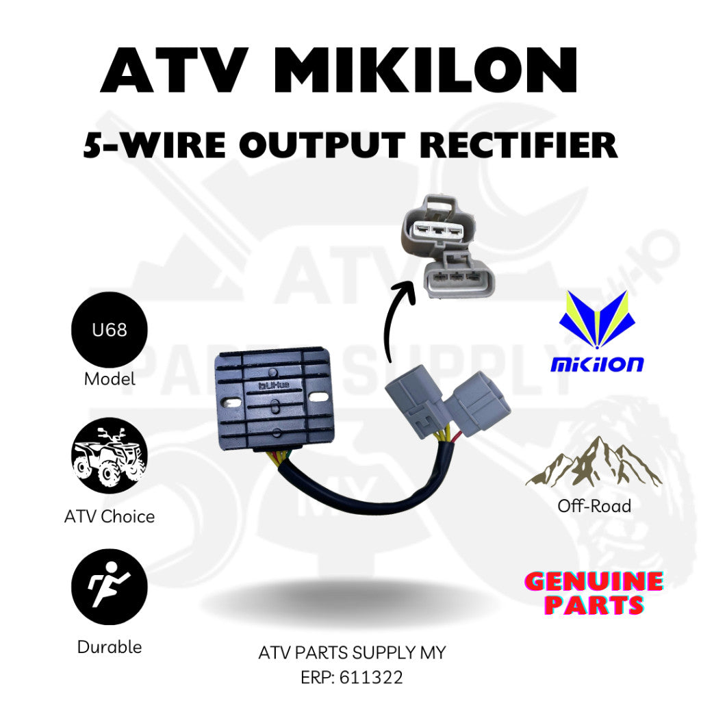 ATV Rectifier 5-Wire Output | Mikilon Hammer Pro 200 | U68 | Original Mikilon Parts