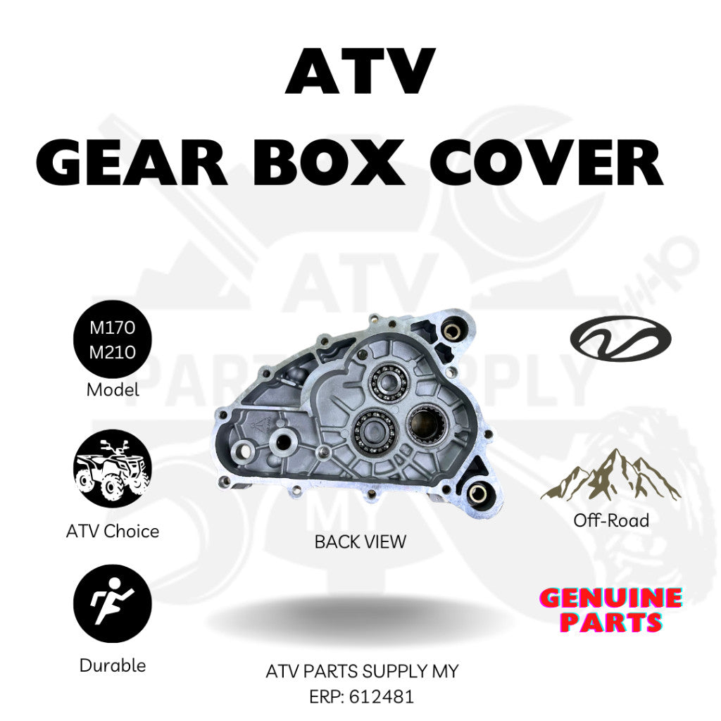 Coperchio Scatola del Cambio ATV Linhai M170 | M210 con Guarnizione | Coperchio Carcassa Trasmissione | Ricambi Originali Linhai