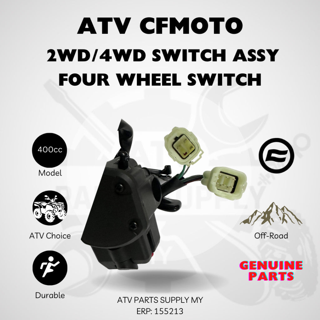 ATV CFMOTO 400 & 500 |  2WD/4WD | 4WD Switch ASSY | Four-Wheel Drive Switch | Original CF MOTO Parts